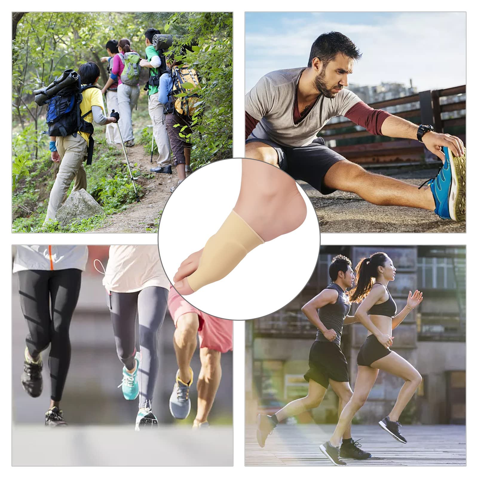 Пара коректорів Hallux Valgus, Легка нічна шина Hallux Valgus, Бандаж, фото №7 Пара коректорів Hallux Valgus, Легка нічна шина Hallux Valgus, Бандаж, фото №7