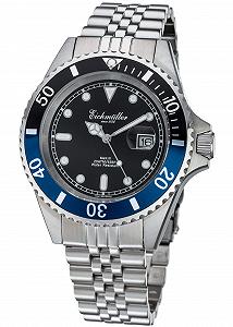 Мужские Часы Miyota 2115 Diver Серебристый Нержавеющая Сталь 20 ATM - Фото 1