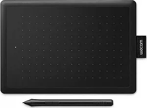 Графічний планшет One by Wacom Small (CTL-472-N) Чорно-червоний synthetic.ua - Фото 1