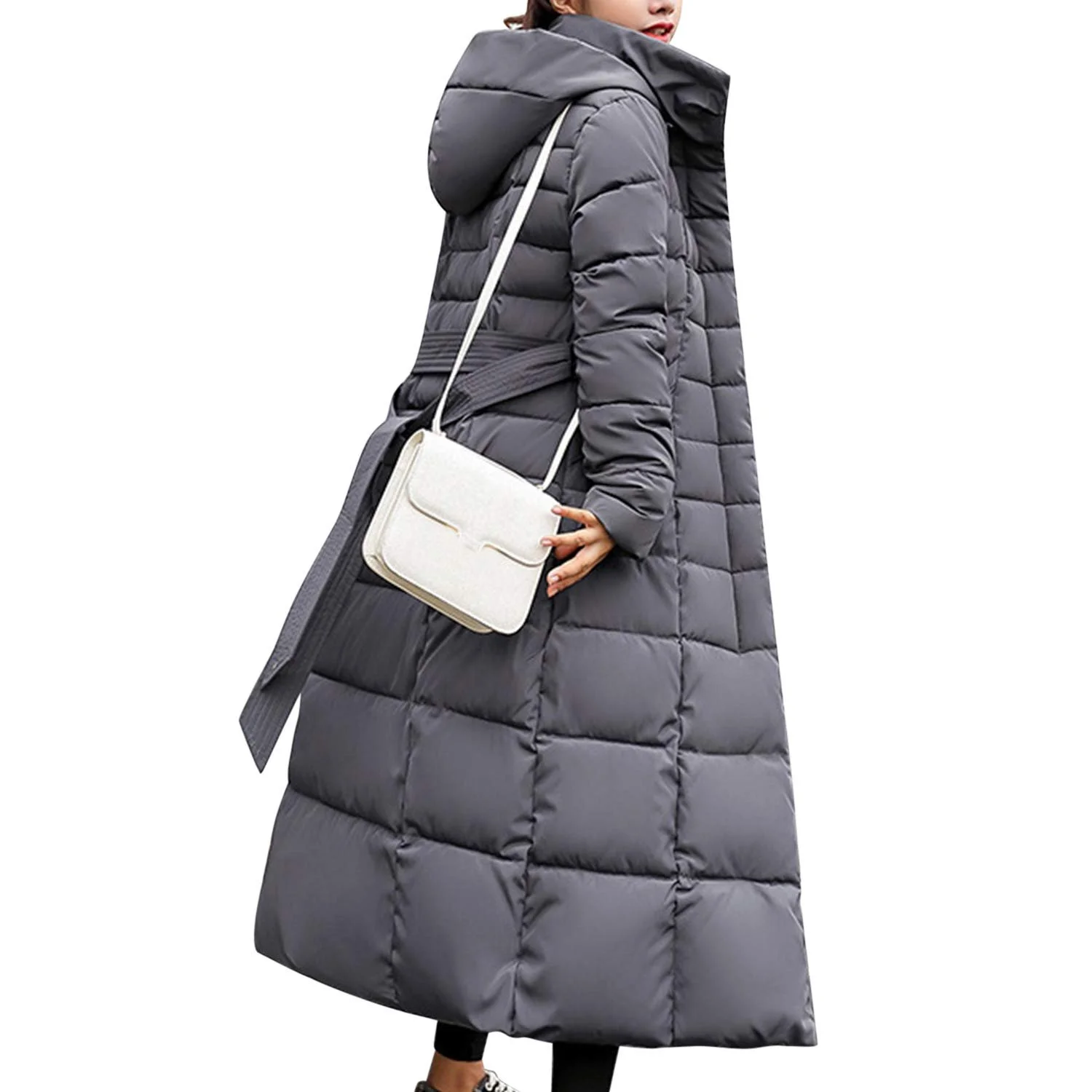 Женская зимняя куртка Laemilia Длинная с капюшоном, теплое пуховое, фото №2 Женская зимняя куртка Laemilia Длинная с капюшоном, теплое пуховое, фото №2