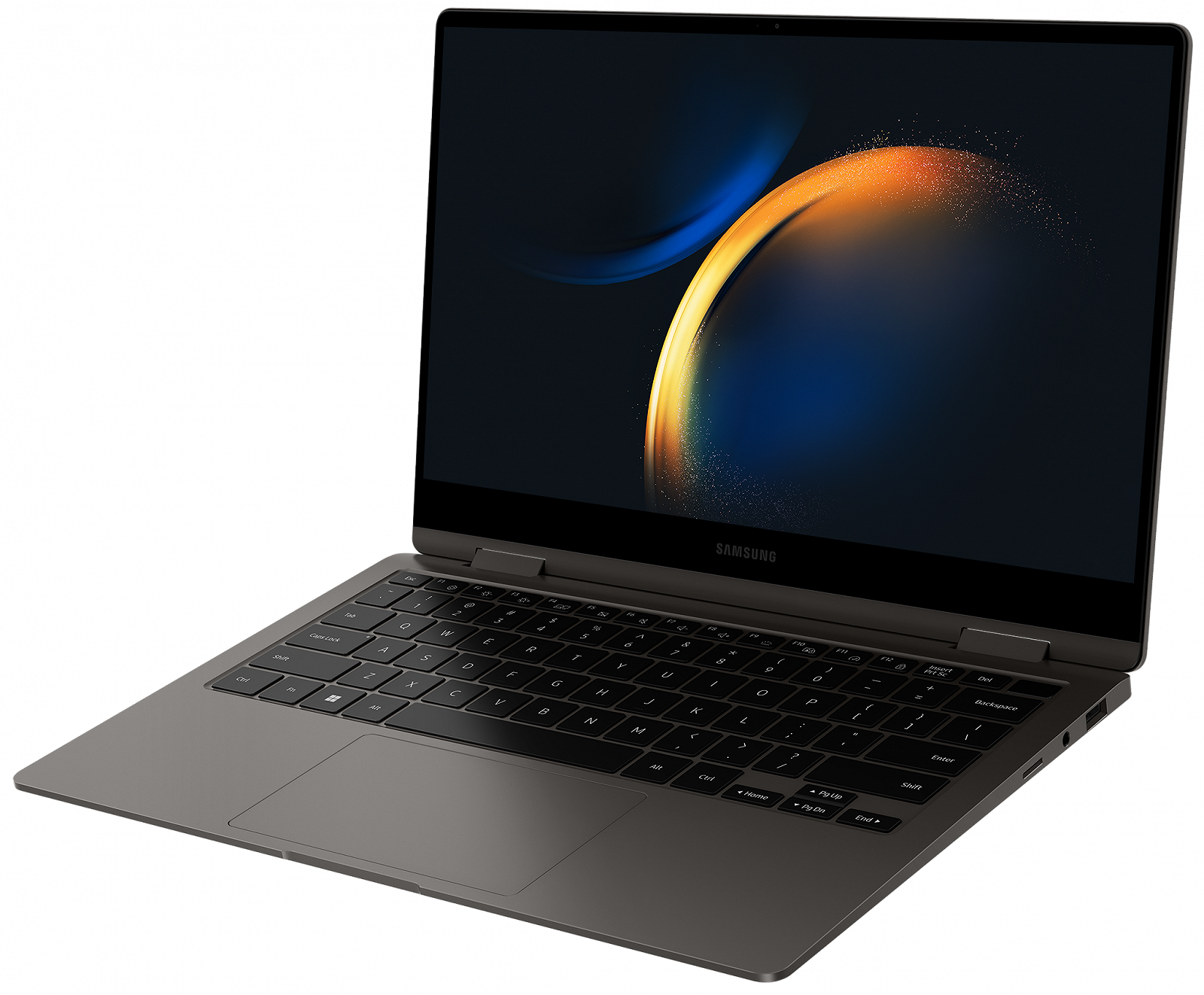 Сенсорний ультрабук 15.6" Samsung Galaxy Book3 360 (750QFG-KA2IT) Intel Core i5-1340P RAM 8GB SSD 512GB 22год батарея Windows 11 Алюмінієвий корпус (UKR), фото №7