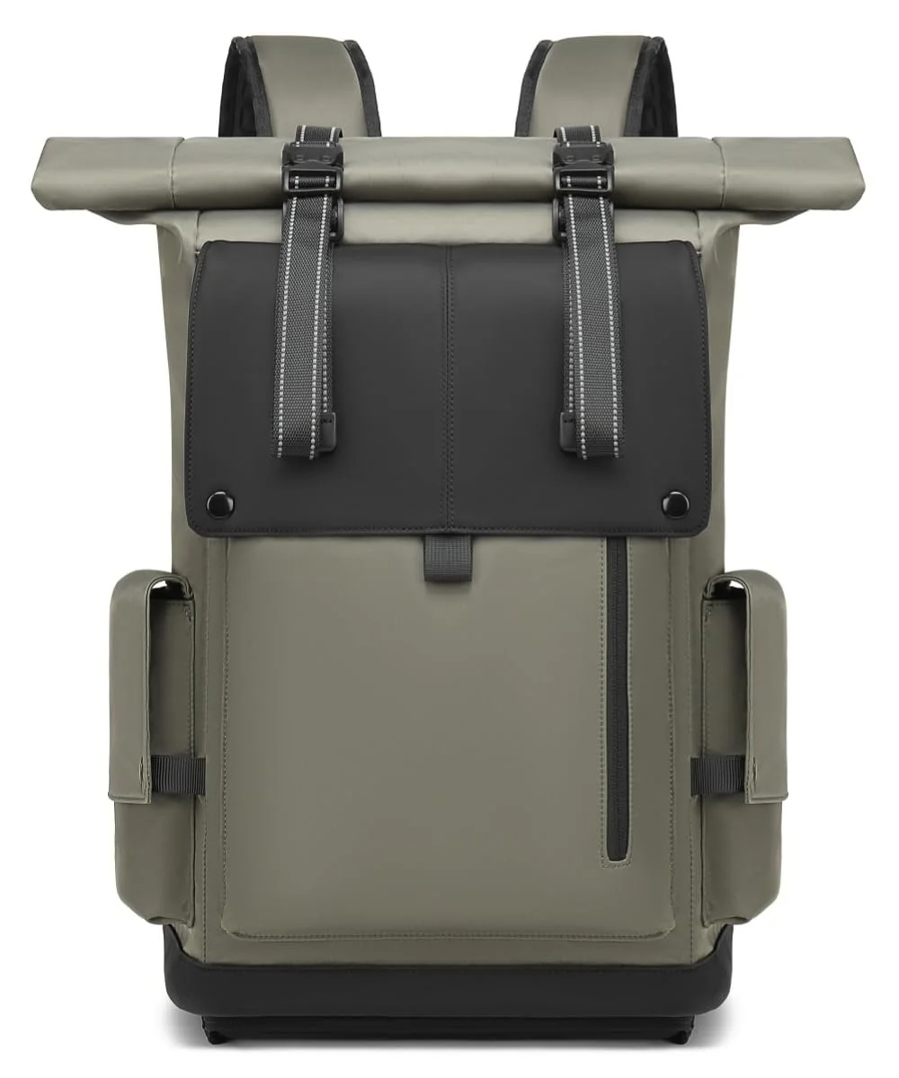 Рюкзак для ноутбука Rolltop Large 42L 17.3 дюйма Водонепроницаемый Green, фото №1