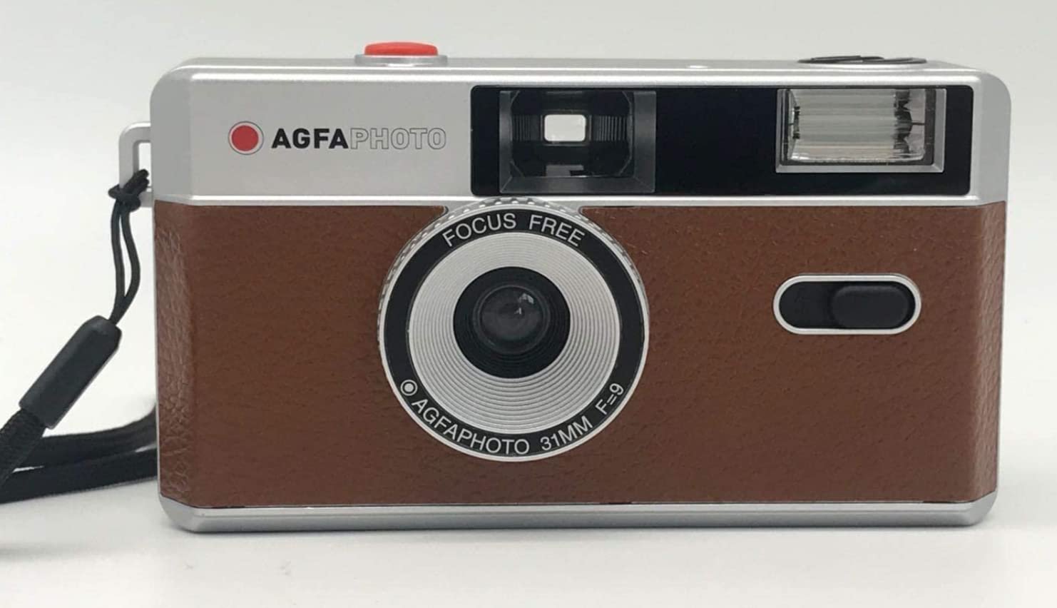 Аналогова фотокамера AgfaPhoto 35 mm + плівка + батарейка + проявка Brown, фото №5