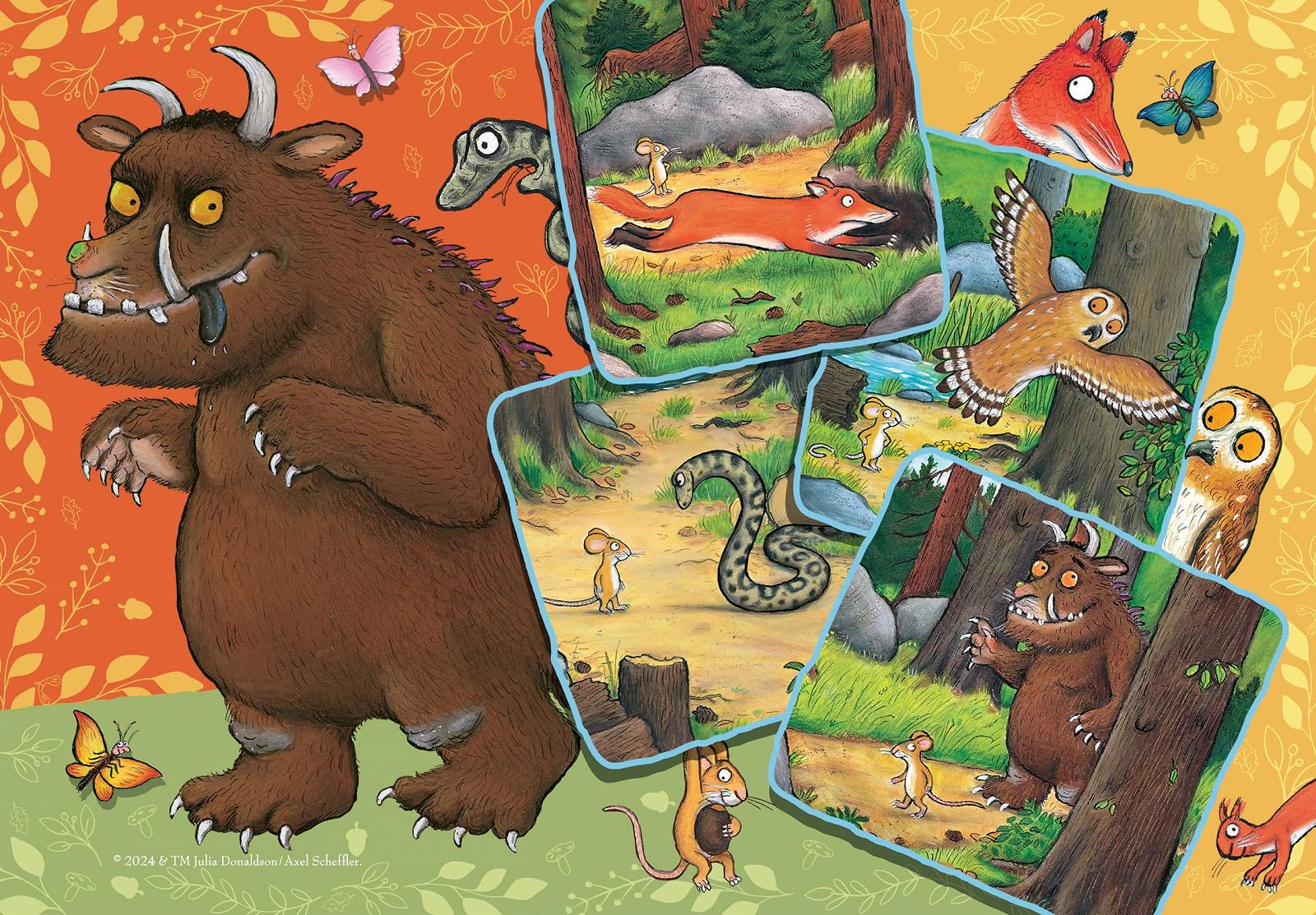 Пазл Ravensburger 25 Years of Gruffalo 12001050 2 x 24 деталі від 4 років, фото №3