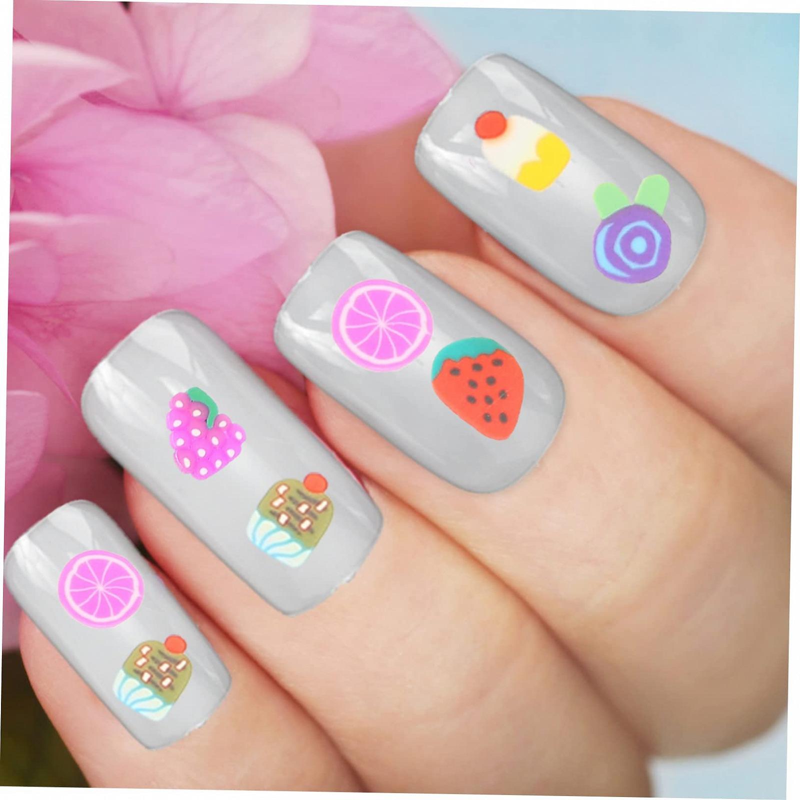 Украшения для ногтей Фрукты и пирожные 8000 шт. для творческого дизайна ногтей и изготовления ювелирных изделий для маникюра и рукоделия, фото №2