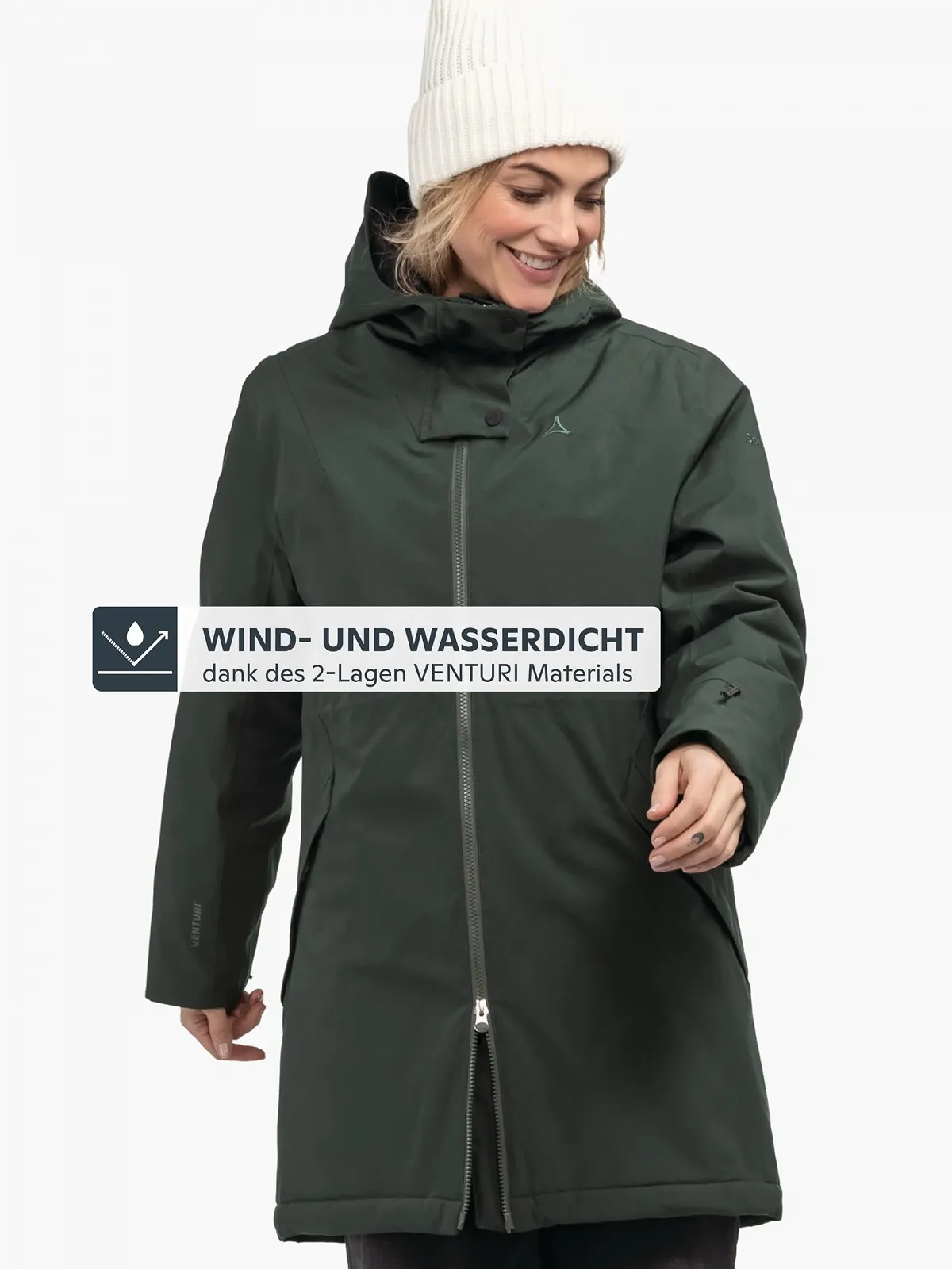 Жіноча Парка Schöffel Crivat WMS Водонепроникна та дихаюча Зимова, фото №3 Жіноча Парка Schöffel Crivat WMS Водонепроникна та дихаюча Зимова, фото №3