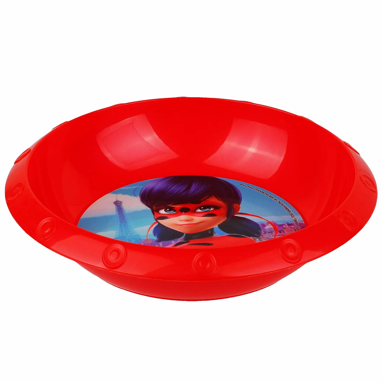 Набір дитячого посуду Miracul Ladybug and Cat Noir, 3 предмети: тарілка, миска, чашка, пластик, фото №5 Набір дитячого посуду Miracul Ladybug and Cat Noir, 3 предмети: тарілка, миска, чашка, пластик, фото №5