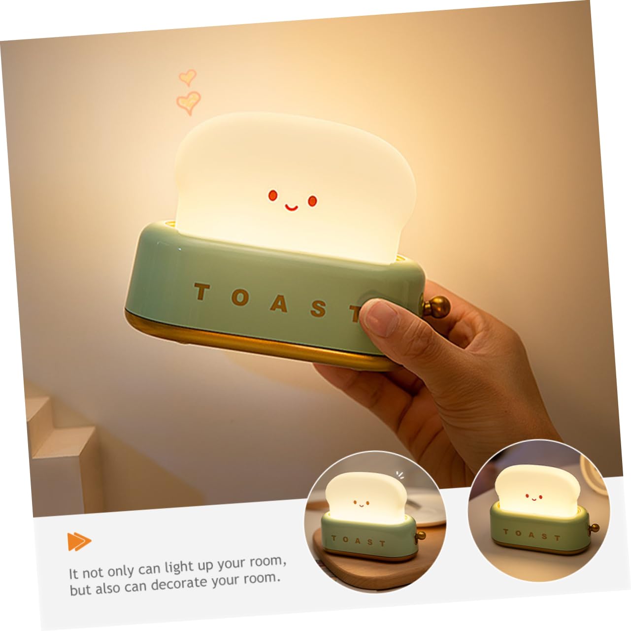 Лампа OSALADI Toaster для столу нічник для дітей батарейка, фото №3 Лампа OSALADI Toaster для столу нічник для дітей батарейка, фото №3