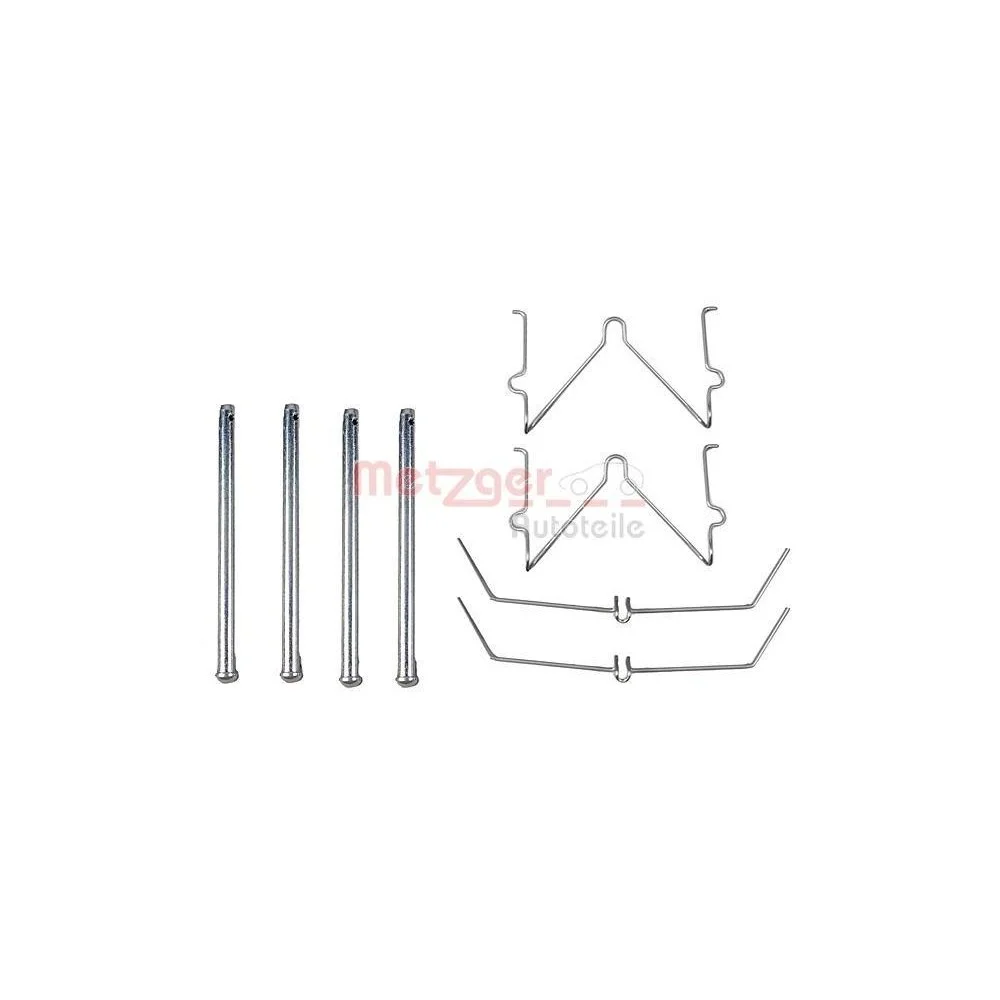 Комплект аксесуарів, гальмівні колодки METZGER 109-1129 для TOYOTA VW передня вісь, фото №1