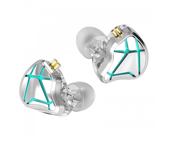 Динамічні навушники KZ ESX 10th Anniversary Special Edition з мікрофоном Сірий, фото №2