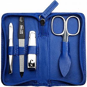 Набір для манікюру 4 предмети в дорожньому футлярі (Кобальтово-синій) ціна на synthetic.ua - Фото 1 Набір для манікюру 4 предмети в дорожньому футлярі (Кобальтово-синій) synthetic.ua - Фото 1