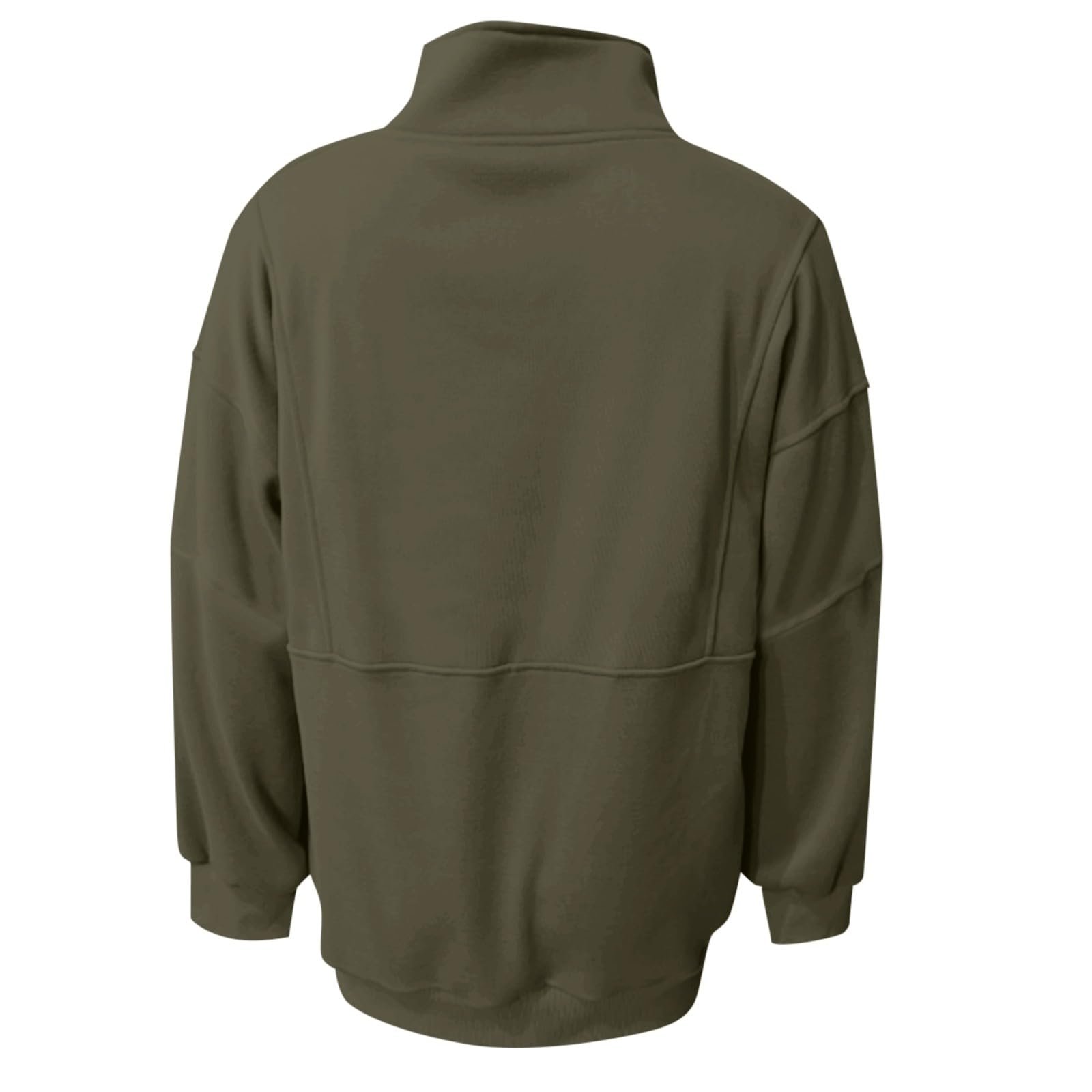 Женские толстовки на молнии 1/4 Свободный крой Мягкие Западная толстовка Милая Флисовая подкладка 1/4 молнии Стойка воротник Цветовая блочная Повседневная Однотонная, фото №7 Женские толстовки на молнии 1/4 Свободный крой Мягкие Западная толстовка Милая Флисовая подкладка 1/4 молнии Стойка воротник Цветовая блочная Повседневная Однотонная, фото №7