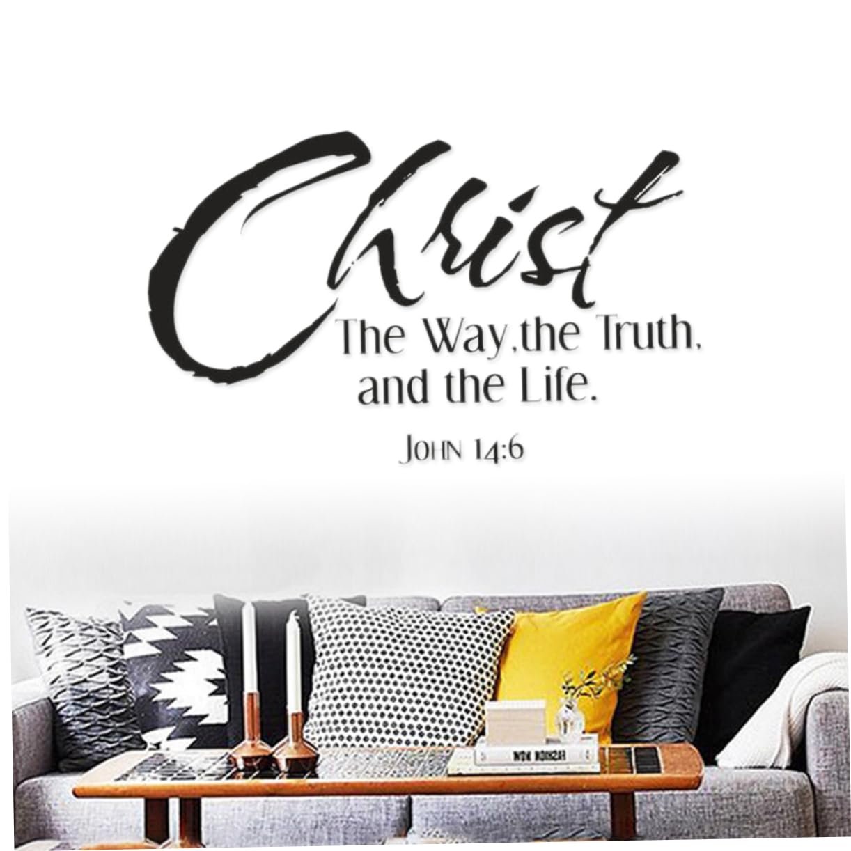 Наклейки на стену Homoyoyo Christian Inspirational Removable, фото №2
