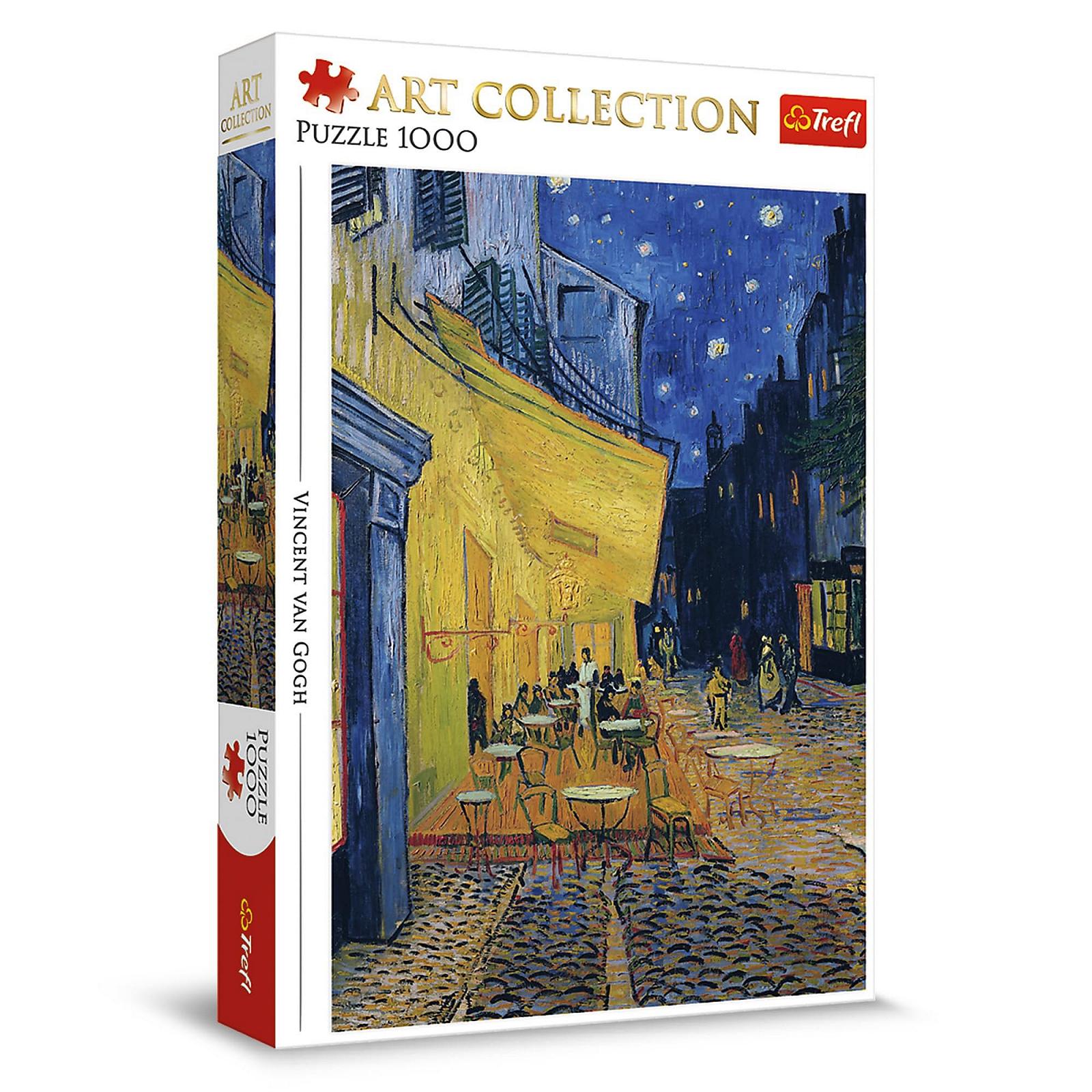 Пазл Trefl Vincent Van Gogh Terrace of a Cafe at Night 1000 деталей, фото №1 Пазл Trefl Vincent Van Gogh Terrace of a Cafe at Night 1000 деталей, фото №1