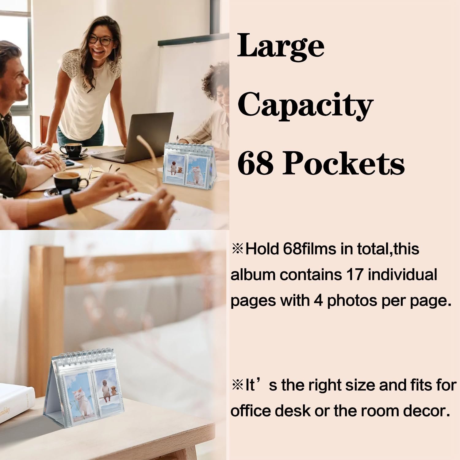 Фотоальбом Fujifilm Instax Mini 68 Pockets 2x3" Wave Dot, фото №6