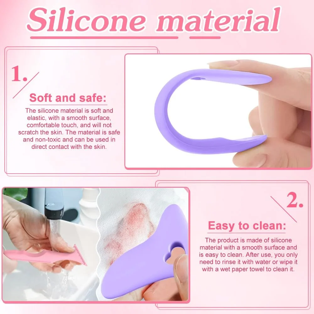 Шаблон NAROSEBE Набір 2 Силіконовий Помічник для макіяжу очей Багатофункціональний, фото №3 Шаблон NAROSEBE Набір 2 Силіконовий Помічник для макіяжу очей Багатофункціональний, фото №3