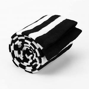 Высокие носки DRESHOW женские, выше колена, полосатые, повседневные synthetic.ua - Фото 1