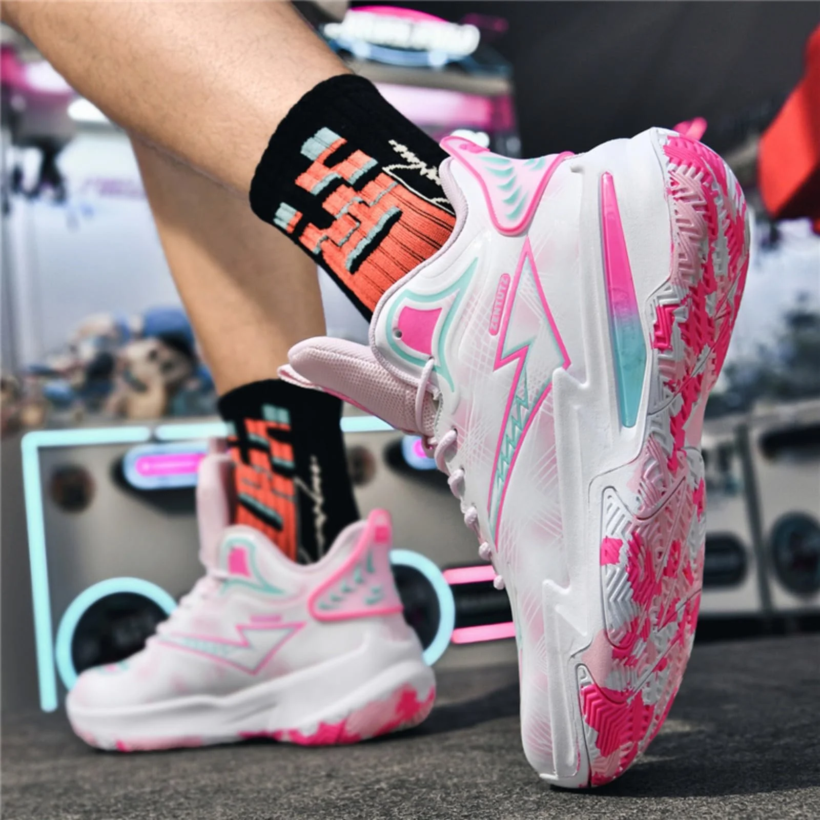 Высокие баскетбольные кроссовки Кроссовки Модные нескользящие дышащие кроссовки, фото №7 Высокие баскетбольные кроссовки Кроссовки Модные нескользящие дышащие кроссовки, фото №7