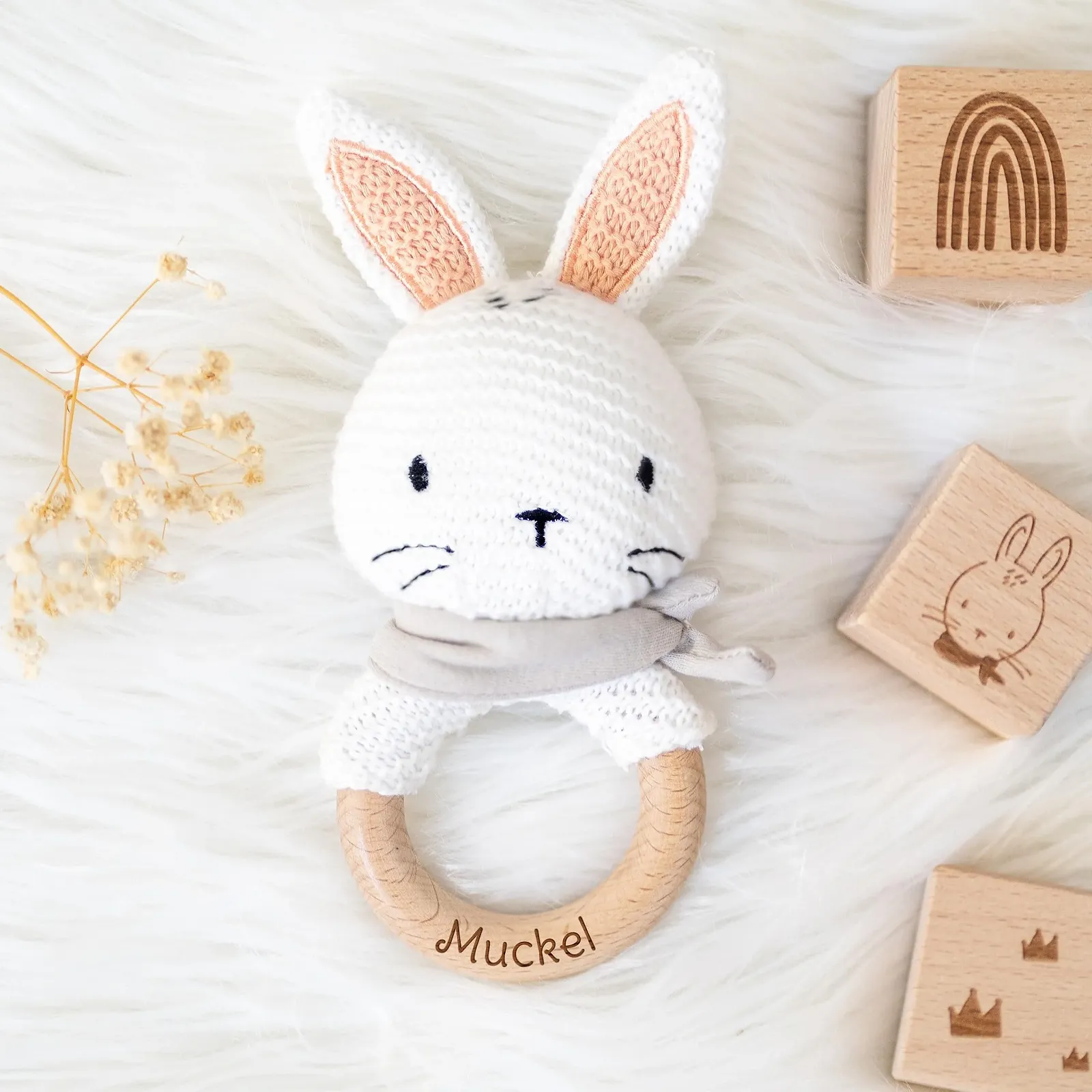 Деревянный прорезыватель для зубов Кролик, фото №5 Деревянный прорезыватель для зубов Кролик, фото №5