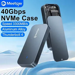 Зовнішній адаптер Meetiger PNU4-SE 40Gbps M.2 NVMe SSD to USB4 - Фото 1