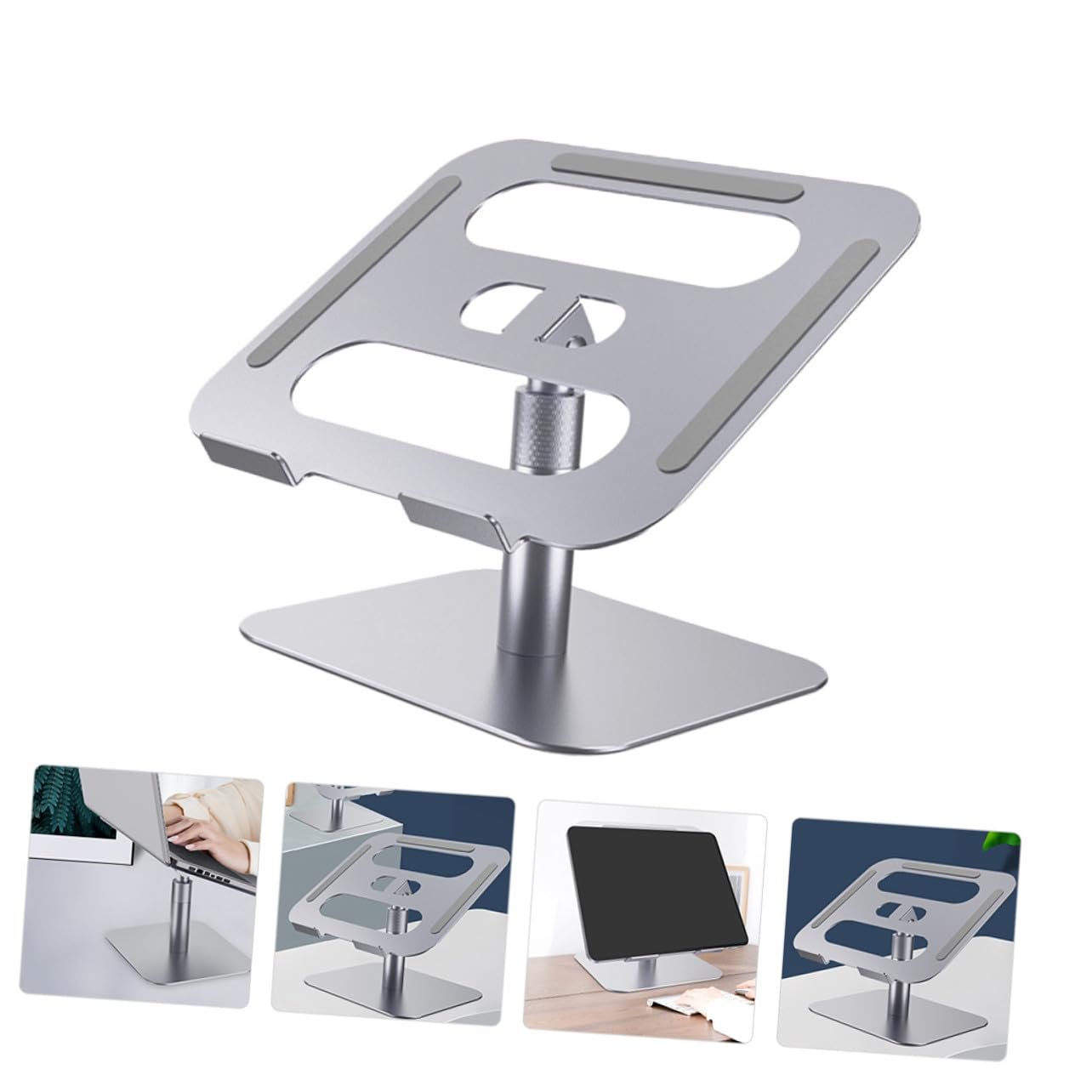 Регульована складна підставка для ноутбука з міцного матеріалу Gatuida з нековзким портативним, фото №4
