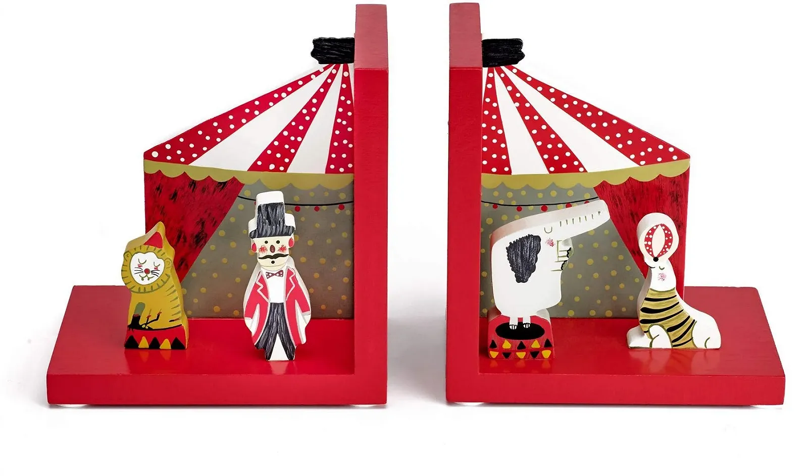 Детские 3D Держатели для Книг Mousehouse Gifts Цирк Деревянные, фото №1 Детские 3D Держатели для Книг Mousehouse Gifts Цирк Деревянные, фото №1
