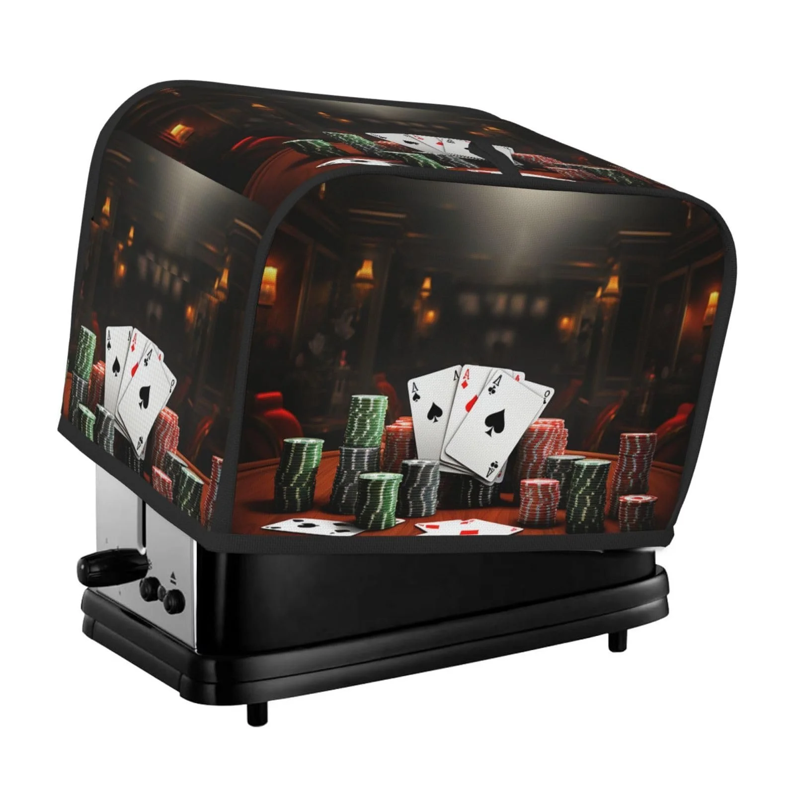 Чехол для тостера на 2 ломтика с карманами, фото №1 Чехол для тостера на 2 ломтика с карманами, фото №1