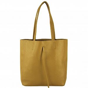 Сумка с ручками modamoda de T253 из итальянской кожи с внутренним карманом - Фото 1