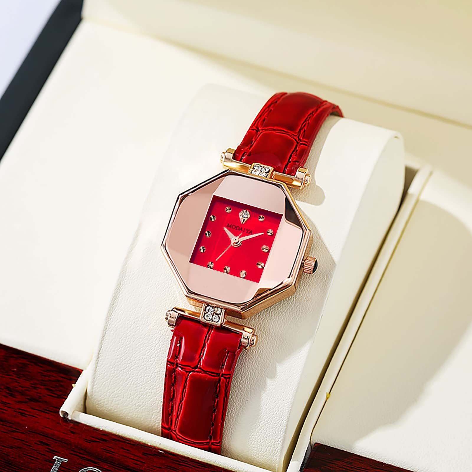 Жіночий аналоговий кварцовий годинник Generisch Матовий ремінець, фото №2