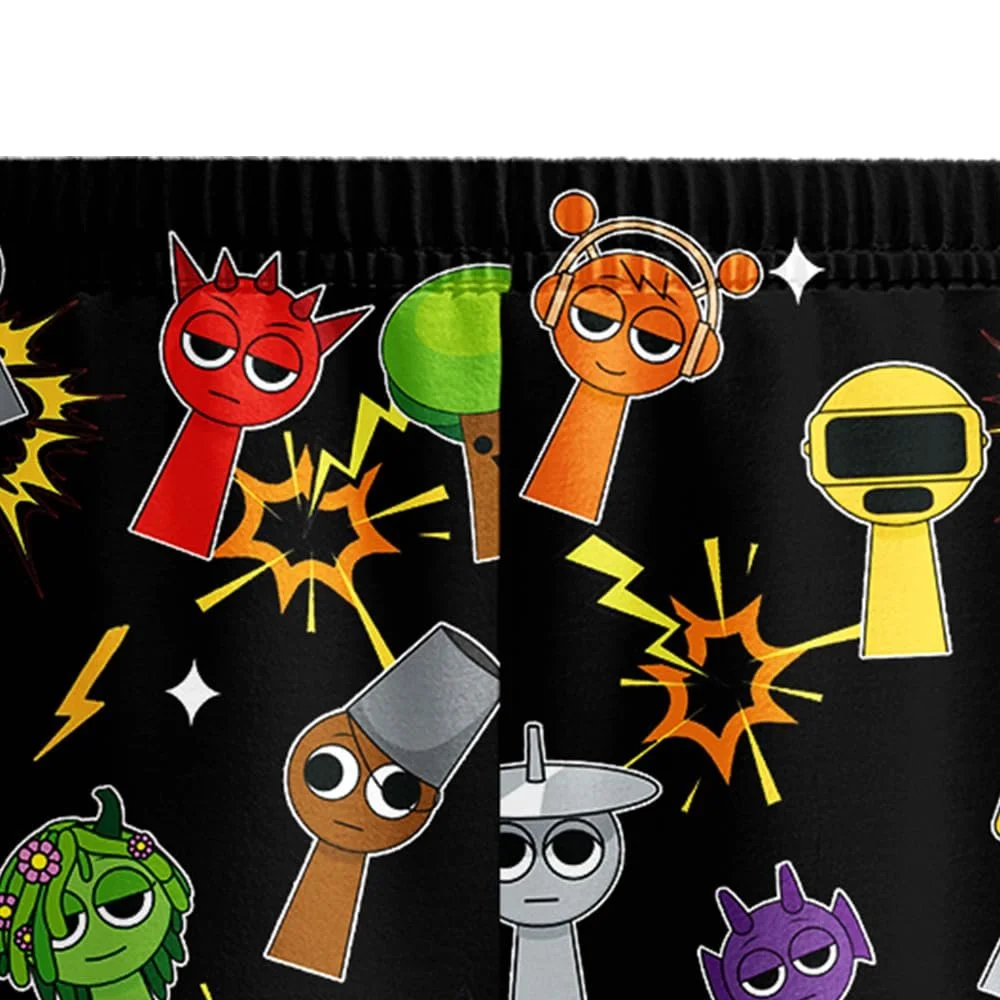 Піжама Lspoer Incredibox для хлопчиків, футболка, штани, з короткими рукавами, домашній одяг, фото №5 Піжама Lspoer Incredibox для хлопчиків, футболка, штани, з короткими рукавами, домашній одяг, фото №5