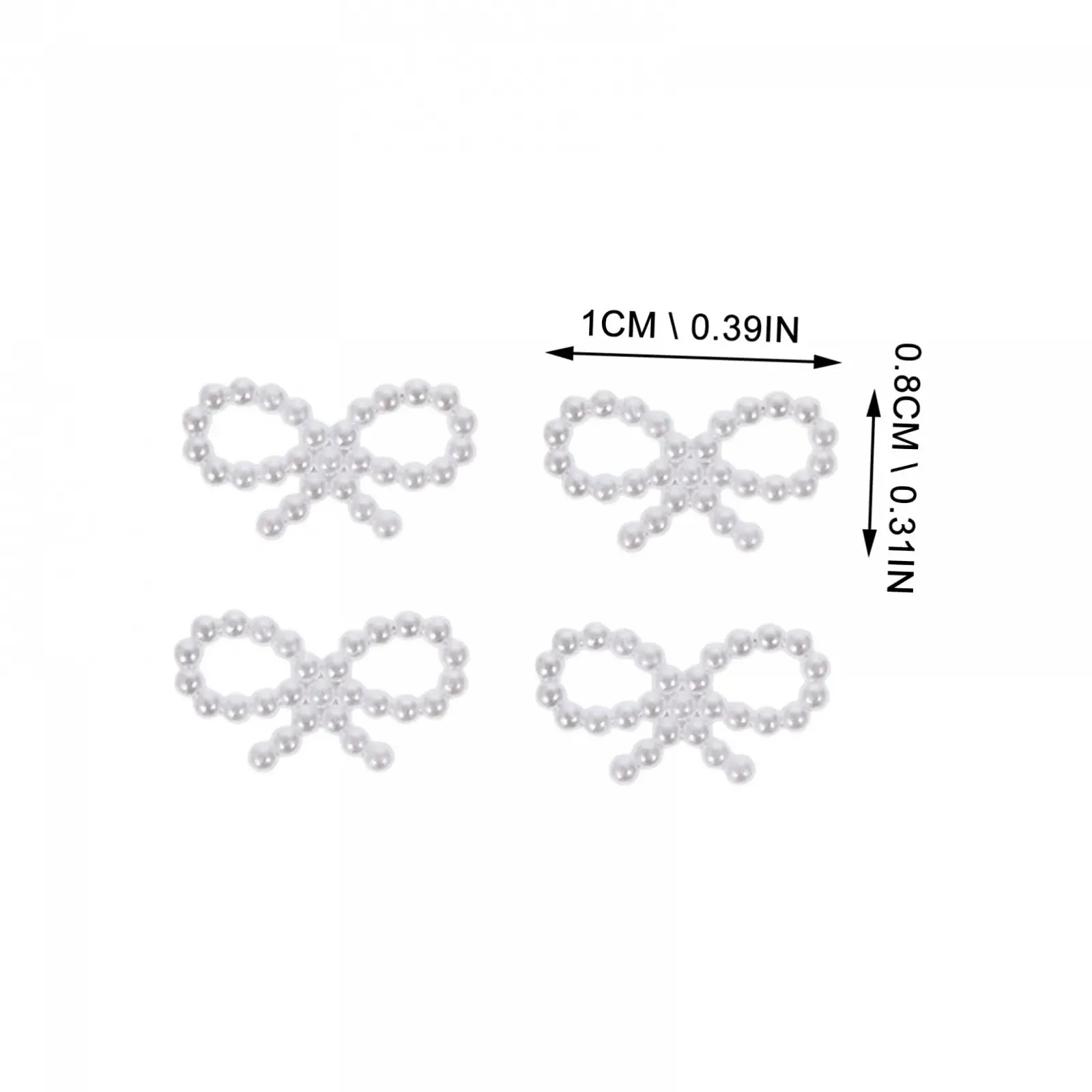 Прикраса FRCOLOR 2 набори, штукатурки для камені для аксесуари для манікюру своїми руками, ювелірні вироби для прикраси для себе, патч, білий, фото №3