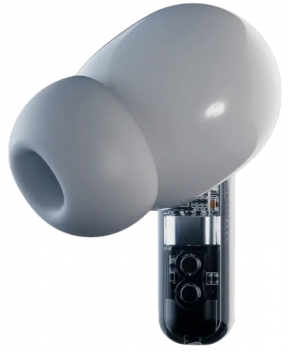 Бездротові навушники Nothing Ear (1) / Bluetooth 5.2 / Активне шумозаглушення / ANC / ENC / AAC / Вологозахист IPX4 / Швидка зарядка / До 34 годин роботи від кейсу / Білі, фото №4