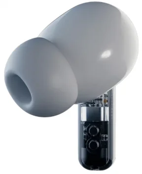 Беспроводные наушники Nothing Ear (1) / Bluetooth 5.2 / Активное шумоподавление / ANC / ENC / AAC / Влагозащита IPX4 / Быстрая зарядка / До 34 часов работы от кейса / Белые, фото №4
