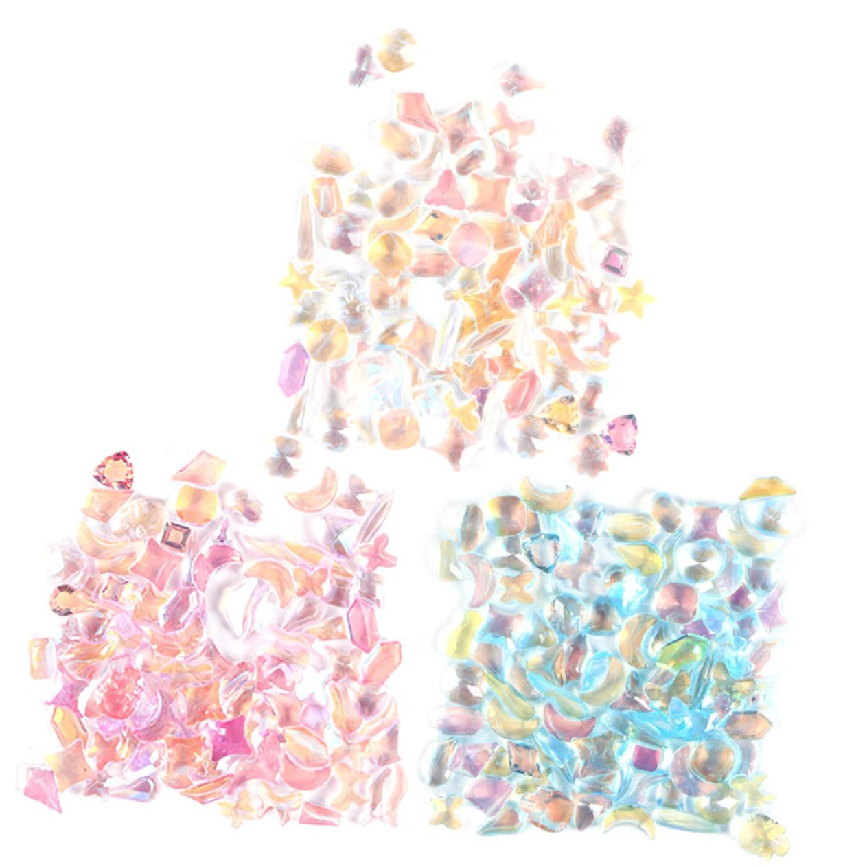 Украшение для ногтей со стразами Маникюрные, 3 шт., фото №1