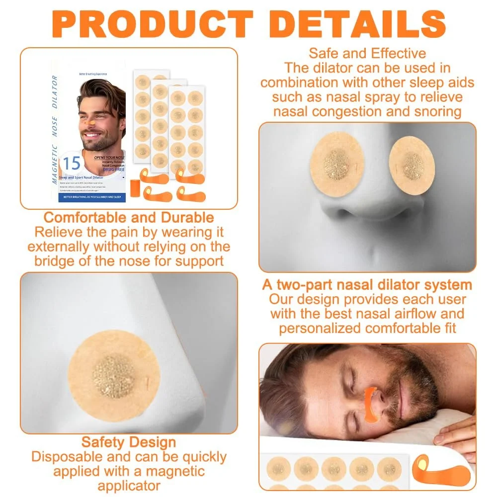 Смужки на ніс Магнітні EBKCQ, 30 шт, фото №3