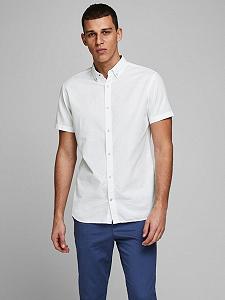 Рубашка Jack&Jones SlimFIT 12163857 Белый M - Фото 1