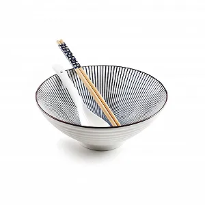 Набор: миска для ремня Hakata IBILI + ложка + 2 палочки, фарфор - Фото 1