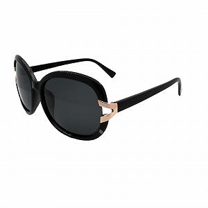 Поляризовані сонцезахисні окуляри Luxxada Жіночі Чорні Великі Овальні synthetic.ua - Фото 1