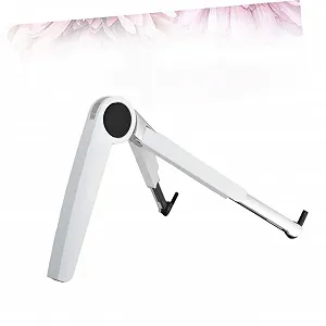 Подставка для ноутбука треугольная алюминиевая регулируемая по высоте складная с функцией охлаждения портативная подставка для планшета для офиса дома и путешествий прочная подставка для ноутбука из прочного материала - Фото 1