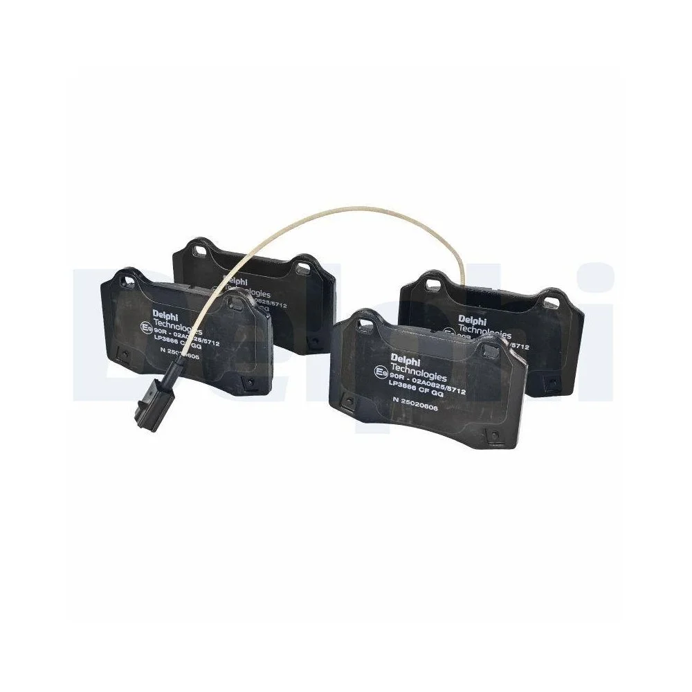 Комплект тормозных колодок DELPHI LP3866 дисковый тормоз для MASERATI задний мост, фото №1