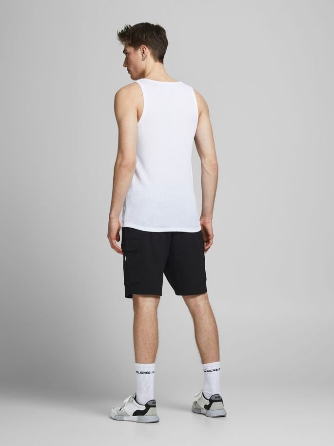 Шорти JJIAIR CARGO SWEAT SHORTS NB 12186752  Jack&Jones Чорний 2XL, фото №2