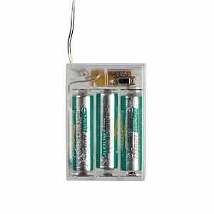 Гирлянда Lights4fun Micro LED 20 золотые листья теплый белый synthetic.ua - Фото 1