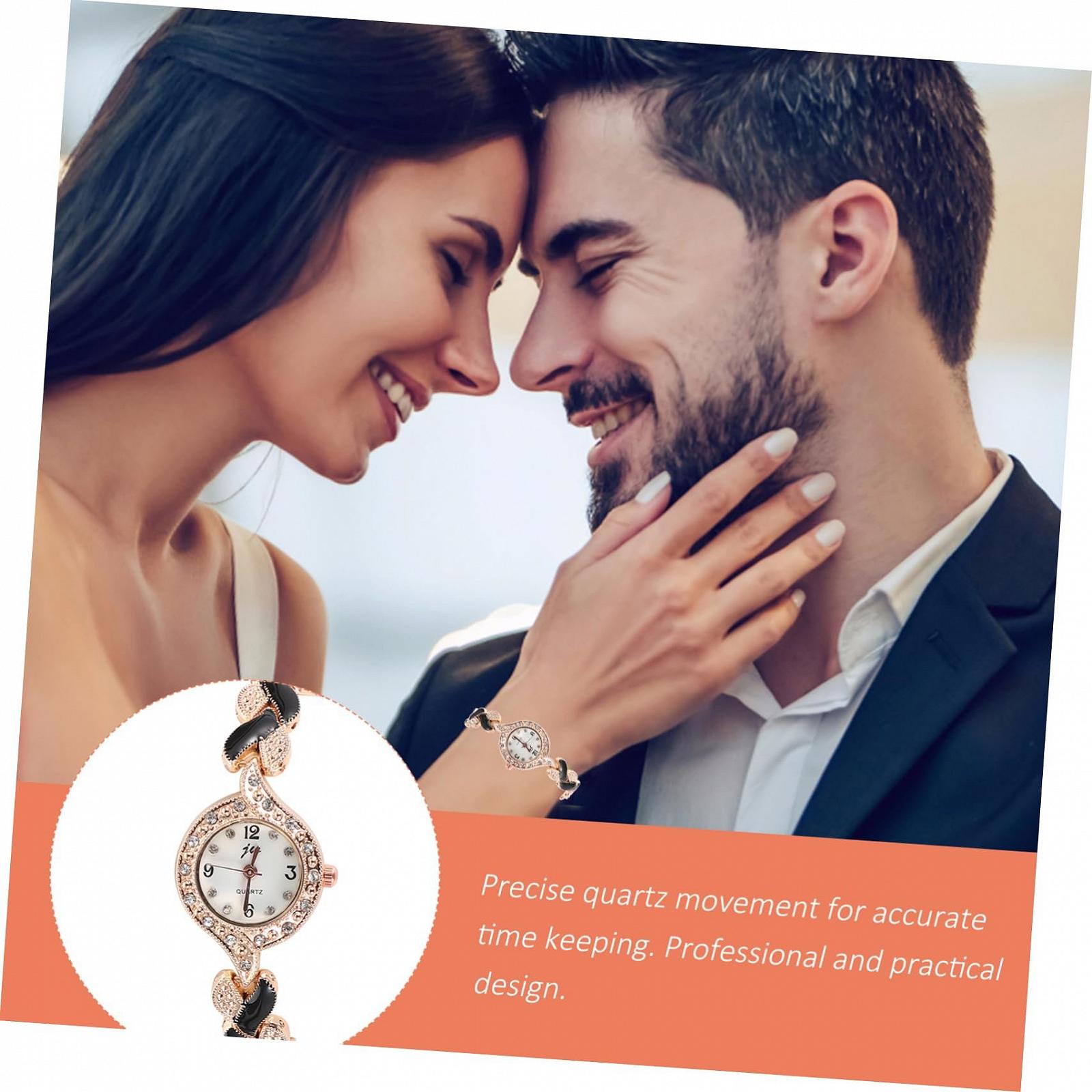 Женские Кварцевые Часы Healvian Черный, фото №9