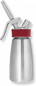 Купить Сифон для сливок iSi Gourmet Whipper / 0,25 л / Сталь / Для холодной и горячей продукции / Серебряный-Красный - Фото 1 Сифон для сливок iSi Gourmet Whipper / 0,25 л / Сталь / Для холодной и горячей продукции / Серебряный-Красный - Фото 1