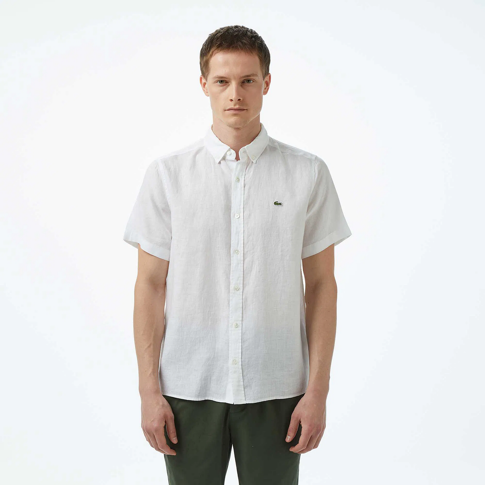 Рубашка Lacoste Short Sleeve Linen CH5699T001 L, фото №1