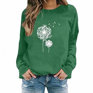 Женская Толстовка Generisch Элегантная С длинным рукавом Рисунок Скелет Цветовые Варианты Мягкий Пуловер Буквы Принт Хэллоуин Большие Размеры Кэжуал - Фото 1