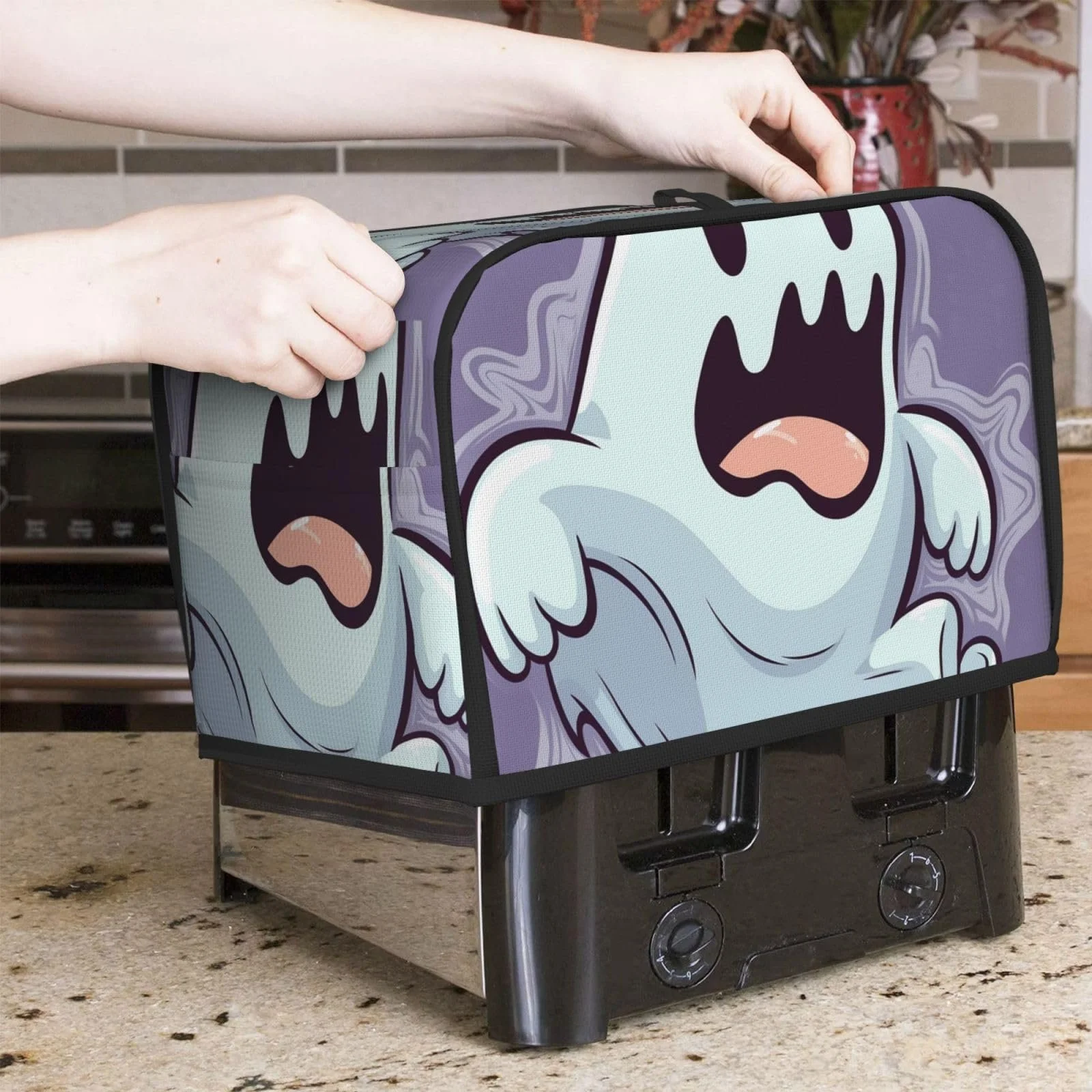 Чохол для тостера на 2 скибки з двома кишенями для ножів, надм'який, фото №5 Чохол для тостера на 2 скибки з двома кишенями для ножів, надм'який, фото №5