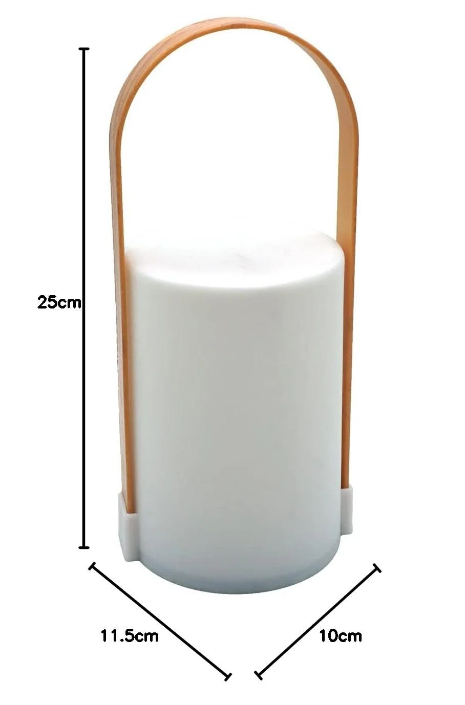 Настільна світлодіодна лампа Spetebo 15 см x 11.5 см x 10 см Біла, фото №3