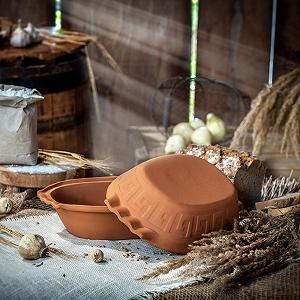 Римський горщик KADAX Augustus Керамічний Овальний 4 л synthetic.ua - Фото 1