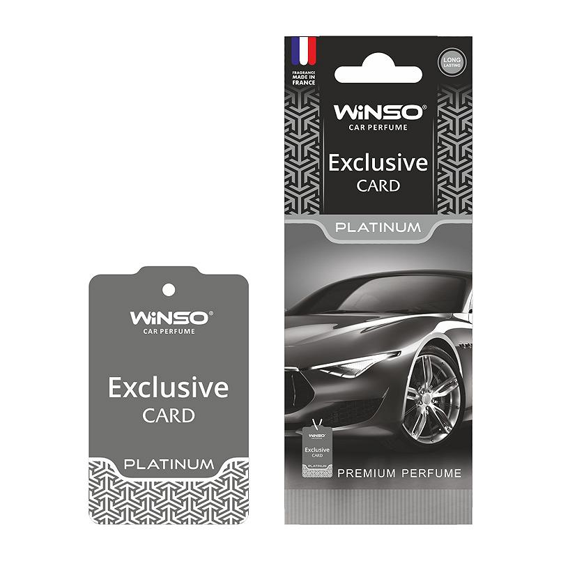 Ароматизатор Winso Card Exclusive Platinum, фото №1 Ароматизатор Winso Card Exclusive Platinum, фото №1